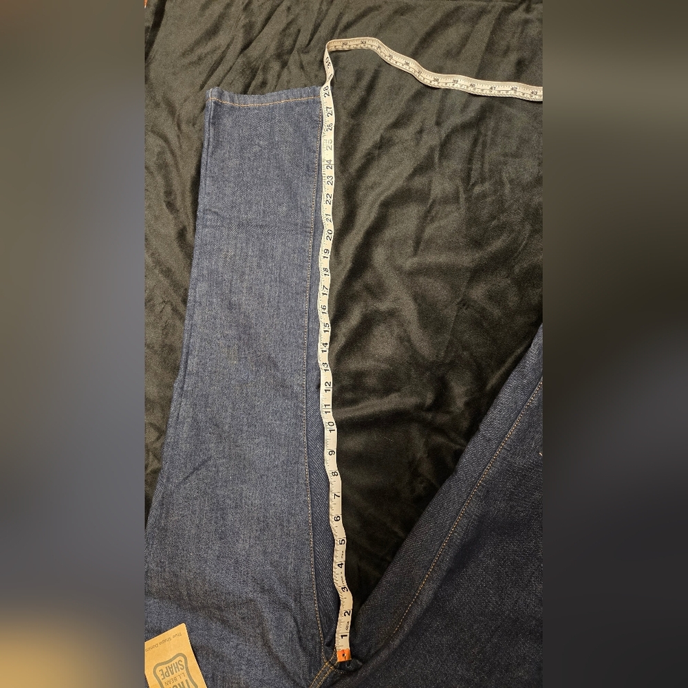 L.L Bean True Shape Fleece Lined Denim Jeans Womens Size 2P - Picture 7 of 9